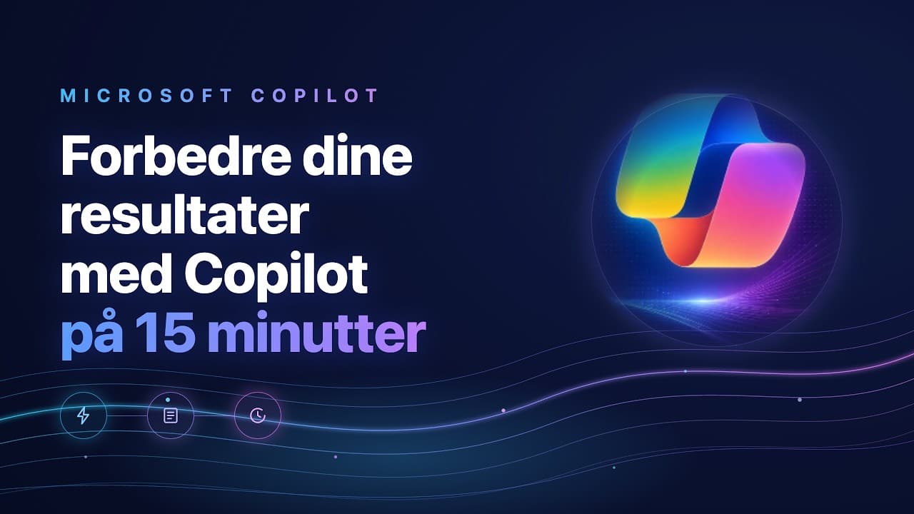 Prompting efter Microsofts anbefalinger - lektion fra AI-Minds